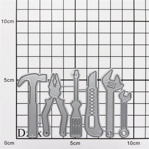 Pro Grade Card Making Die Cuts Metal Dies Set for Scrapbooking Embossing and Stenciling DIY Paper Craft Kit with tools displayed