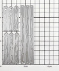 Top Shelf Long Fence Metal Cutting Dies Set For Card Making And Scrapbooking Includes Embossing Dies Die Cuts Stencils