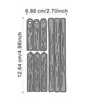 Top Shelf Long Fence Metal Cutting Dies Set For Card Making And Scrapbooking Includes Embossing Dies Die Cuts Stencils And Handy Storage Pockets