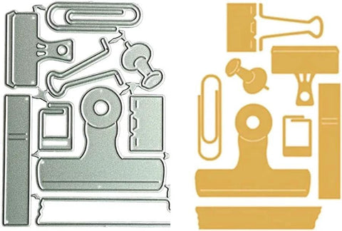 Dope Document Clips Die Cut For Card Making And Scrapbooking With Intricate Metal Cutting Design For Embossed And Cut Out Patterns