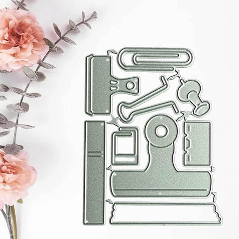 Dope Document Clips Die Cut For Card Making And Scrapbooking With Intricate Metal Cutting Design For Embossed And Cut Out Patterns
