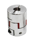 Close-up of metal coupler from Ball Screw, Linear Guide Ball Screw 20mm Ball Screw SFU2010 Kit 550-1500mm C7 for Parts with Nut