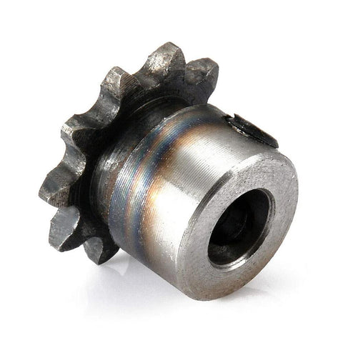 Two Pack 8mm Bore 10 Tooth Metal Pilot Motor Gear Sprocket For Roller Chain Drive High Strength Durable Gear for CNC Projects