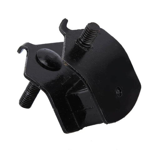 Close-up of black rubber motor bracket for generators, part of 4Pcs anti-vibration mounts. Generator Mounts And Rubber Motor Brackets For Extended Run Generators 4Pcs Anti Vibration Mounts Fit For Power Tools And Engines Durable Metal Construction For Quiet Stable Performance