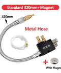 CNC Cooling Sprayer Mist For Lathe Milling Drill Engraving Machines with 320mm metal hose and magnet attachment