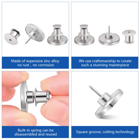 12 Pack No Sew Jeans Button Kit With Snap Tacks For Instant Replacement No Tools Required Reusable And Adjustable Metal Button Pins