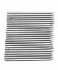 Pro Grade 23 Piece Jewelry Engraving Tools Set With Bead Reamer, metal tools arranged by size from 1 to 23mm for jewelry making.