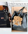 Ten Pack One Inch Metal Spring O Ring Carabiner Clips Keychains Snap Hooks for Purses, Bags, Pockets and Lanyards in use