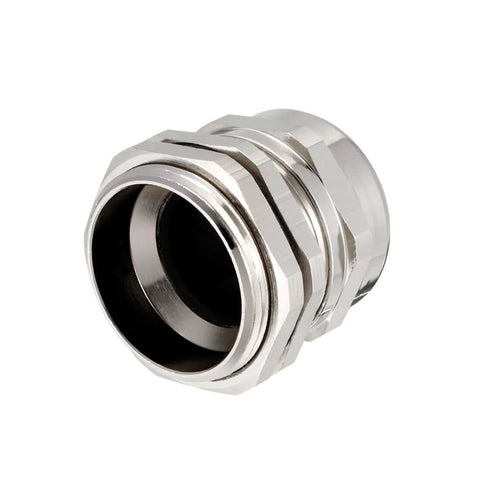 Go-To M32 Cable Gland Metal Waterproof Connector For 15mm To 20mm Cable Diameter, Dustproof And Acid-Resistant Seal, 32mm Thread