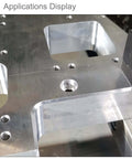 Metal part with holes, possibly showing use of 3.9mm Chucking Reamer For Lathe Machine With D4 Accuracy And M35 Cobalt High Speed Steel