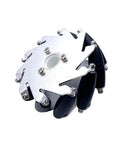 Metal Wheel 4 Wheels/Set Omni Metal Mecanum Wheel, 100mm Omnidirectional Wheel for DIY Intelligent Vehicle with 4mm Coupling
