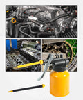 Oil Can Pump Oiler For Automotive Maintenance And Mechanical Repair A Long Flex Spout Squirt Bottle for lubricating machinery