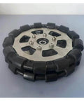 Metal Wheel 6 Inch,152mm Double Stainless Steel Omni Wheel, 40kg Load, Robot Car Parts Mecanum Wheel(5mm no Keyway)