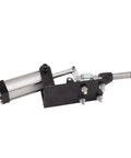 Side view of Metal Pneumatic Toggle Clamp With Auto Control Industrial Air Clamp in Carbon Steel for Efficient Production