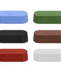 Metal Polishing Buffing Compound Set With Six 1 Oz Bars In Black Brown White Green Red Blue A Complete Progressive Abrasive Kit.