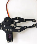 Metal Robot Claw Gripper with High Torque Servo for Arduino Raspberry Pi Microbit and Ros Projects, durable mechanical arm.