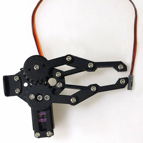 Metal Robot Claw Gripper with High Torque Servo for Arduino Raspberry Pi Microbit and Ros Projects, durable mechanical arm.