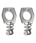Metal RV Water Heater Door Cam Lock For Camper Doors Durable Door Latch Assembly For Water Heater Or Gas Bottle Cover Includes Two Pieces Compatible With RV Designer E371 And Camco 09214