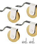 4 Pack Sliding Screen Door Rollers Replacement Kit With Steel Tension Spring Wheels Fits B638 B687 B639 B756 Doors