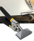 Curved Metal Sheet Seaming Pliers Heavy Duty Manual Bender With Non Slip Grip for bending and flattening metal sheets close-up