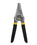 Curved Metal Sheet Seaming Pliers Heavy Duty Manual Bender With Non Slip Grip, 220mm, 45# Steel, Front View