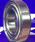 Side view of MR6901ZZ Ball Bearing 2x24x6mm Deep Groove, showing double metal shields and chrome steel material.