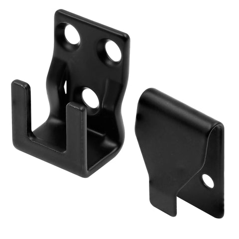 Aluminum Adjustable Security Bar For Sliding Doors Telescoping Design Adjusts From 28 To 48 Inches Matte Black Finish