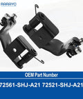 All Metal Sliding Door Rollers Replacement Set For Odyssey 2005 To 2010 Ex Ex L Touring Left And Right With Premium Metal