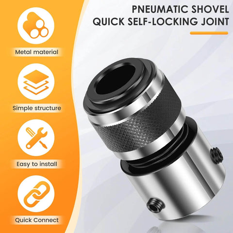 Air Hammer Quick Change Chisel Retainer Chuck Easy To Install No Fuss Quick Chuck Replacement For Air Hammers And Gas Shovels