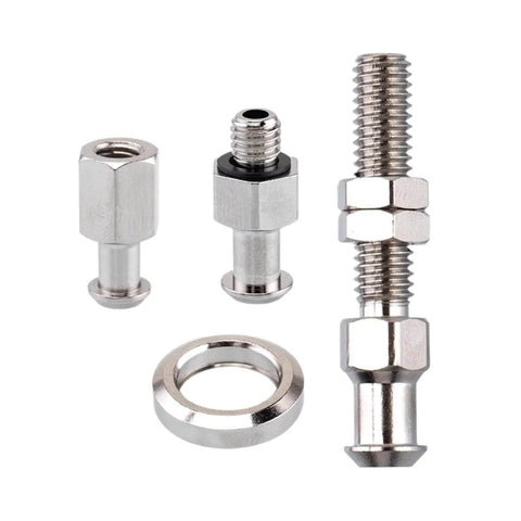 Heavy Duty Mechanical Arm Vacuum Suction Cup Set components for robotic grippers, showing metal fittings and connectors.