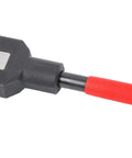 Close-up of Beefed Up Adjustable Metal Tap Handle Reamer Wrench, durable alloy steel, 12 mm rod diameter for precise screw tapping.