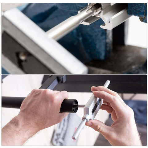 Adjustable Tap Wrench And 2-56 UNC Machine Taps Kit Includes M1 M12 Tap Wrench Handle Pro Grade High Speed Steel Taps 3Pc Set