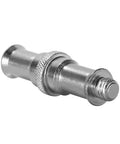 Two Pack One Quarter Inch To Three Eighths Inch Metal Male Threaded Adapter Spigot Stud For Studio Light Stand