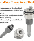 Mercedes 9G Tronic Transmission Oil Fill Kit with tools and instructions for easy gearbox oil refilling.