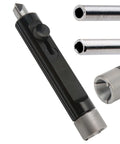 Tubing Deburring And Flaring Tool For Brake Lines Three Sixteenth To One Half Inch Hand Reamer For Metal Brake Line Rimming And Deburring For Brake Fuel Transmission And Coolant Lines Pro Grade Heavy Duty DIY Friendly with metal tubes