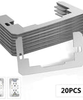 20 pack metal wall plate spacers for flush mount outlets and switches outlet extender shims for secure electrical boxes