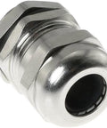 Close-up of Five Pack PG13.5 Waterproof Cable Gland Set for 6-12mm Wires, Metal Locknut Fasteners, IP68 Sealed Cable Gland Connectors