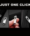 Six Pack Zipper Pull Replacements Kit for Clothing Jackets Backpacks Purses and Coats Universal Metal Zipper Sliders attached to apparel