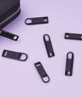 Durable Metal Zipper Pull Replacement Tabs Clip On For Luggage Backpacks Suitcases Jackets Purses And Handbags 6 Pack Easy Install No Tools Needed Quick Fix