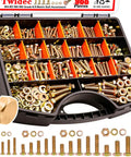 Metric Hex Bolts And Nuts Assortment Kit Grade 8.8 Zinc Plated M4 M5 M6 M8 Fasteners with storage case