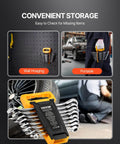 Go To Eight Piece Metric Ratcheting Wrench Set With Organizer Rack Cr V Steel 8 Mm To 19 Mm 72 Tooth in storage use