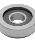 MG305-2RS-2 forklift mast guide ball bearing with double rubber seals, 2 x 3 x 1 inch, close-up view of sealed bearing design