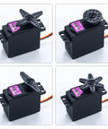 4Pack MG996R 55g Digital RC Servo Motors High Torque Metal Gear Servo for RC Car Robot Boat Helicopter in different views