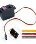 4Pack MG996R 55g Digital RC Servo Motors High Torque Metal Gear Servo for RC Car Robot Boat Helicopter with wire connections visible