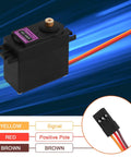 [2-Pack] MG996R 55g Metal Gear Torque Digital Servo Motor for Futaba JR RC Helicopter Car Boat Robot with wiring diagram
