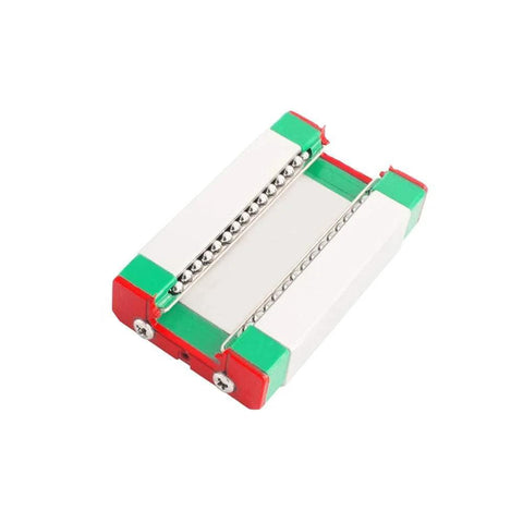 Two Pack Linear Rail Sliding Block HGH12H Guide Rail Slider Bearing for CNC Machines, steel carriage for smooth linear travel.