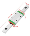 Mgn9H 100mm Miniature Linear Slide Block 9mm Width Pro Grade With Retainer and Lubrication System for precision engineering