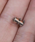 10Pcs DC 5V 2-Phase 4-Wire Micro Mini Ultra-Tiny 4 mm Precision Stepper Motor DIY shown on a fingertip