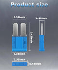 126 Piece Micro 2 Fuse Kit With Fuse Puller Micro2 Automotive Blade Fuses Assortment product size dimensions.