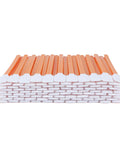 Lint Free 4.92 Inch Long Microfiber Swabs With Large Square Head 13.5 Mm 0.53 Inch Orange Polyester Cleanroom Quality 100 Pack